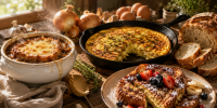 Три блюда из яиц, лука и хлеба: бюджетные рецепты для ужина